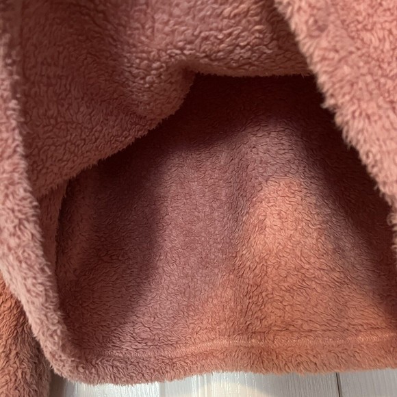 Shein Teddy Fuzzy Bear Crop Hoodie Sweater Furry Super Soft, Warm, Cozy S 11/12Y - Picture 8 of 10